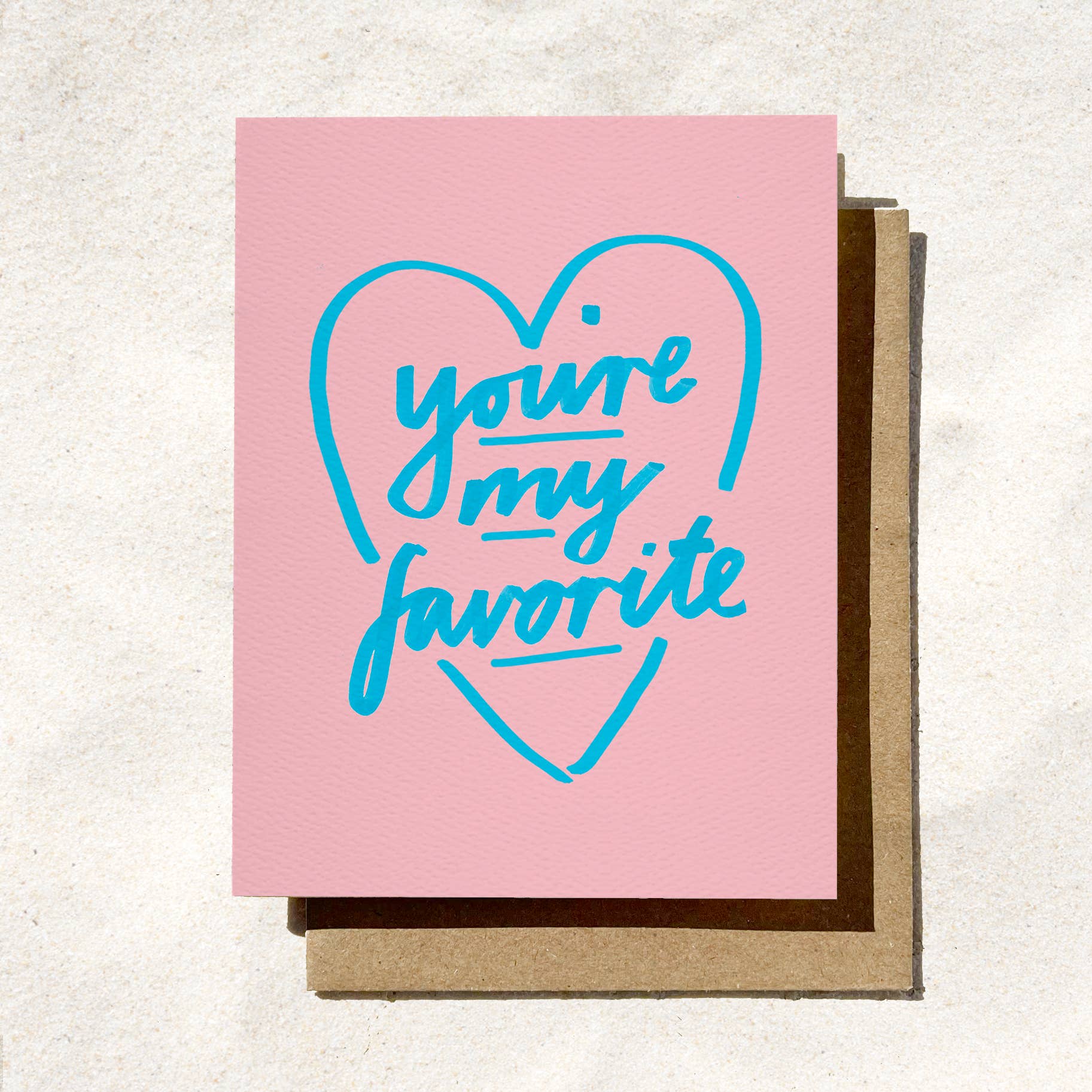 Daydream Prints - Wholesale Love card - You’re My Favorite | Valentine’s Day Card | Cute Love Card
