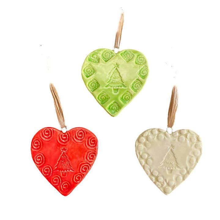 Lorraine Oerth Co. - Wholesale Ornament - Ornament - Heart - Christmas Tree