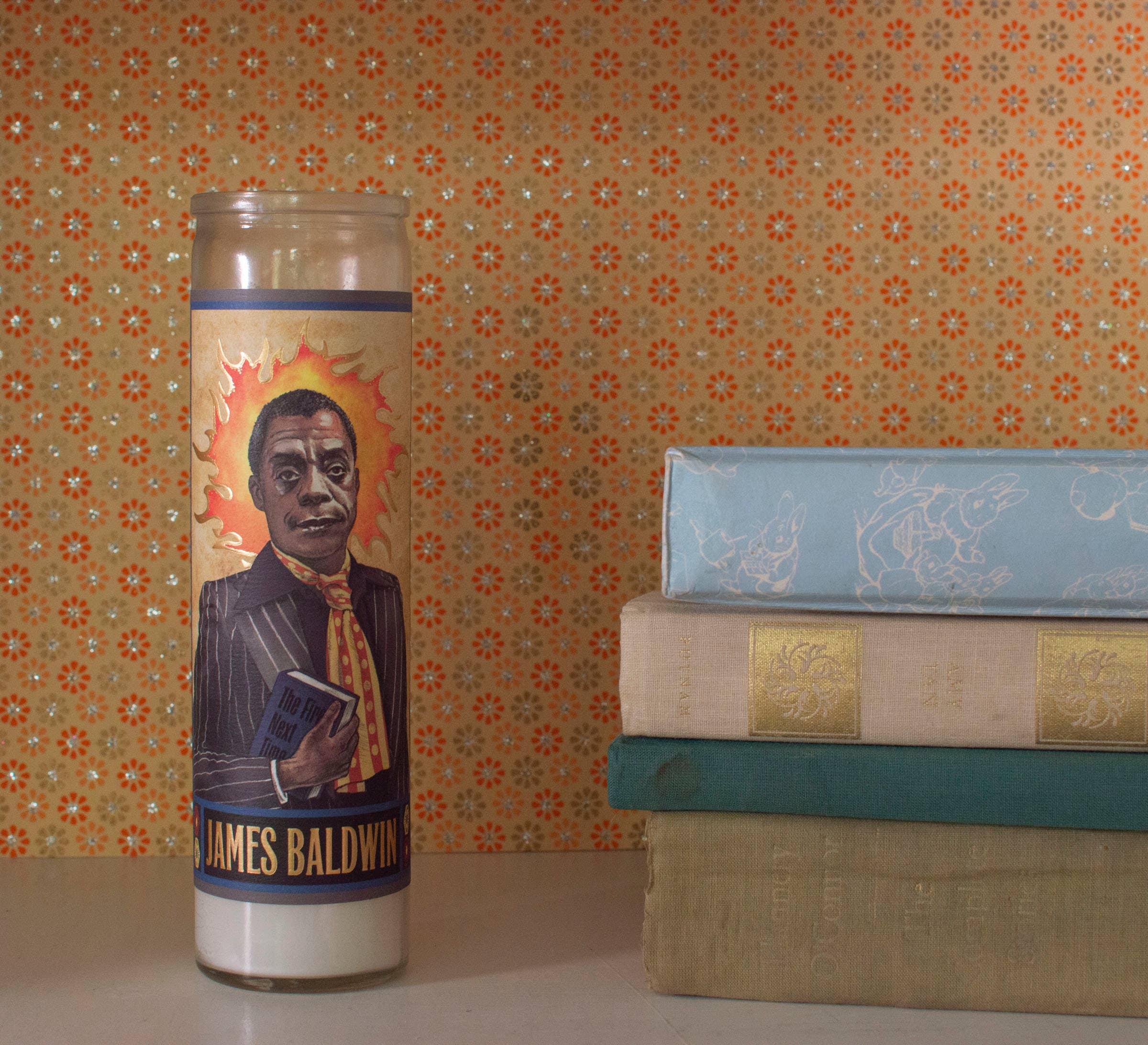 Unemployed Philosophers Guild - Wholesale Jar/Filled Candle - James Baldwin Secular Saint Candle4
