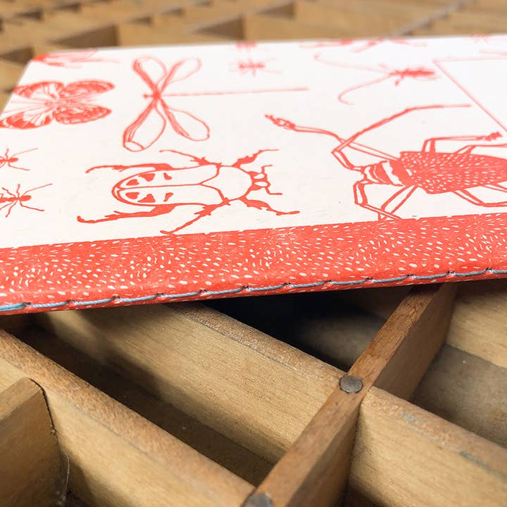 Blackbird Letterpress - Wholesale Notebook - Insects notebook1