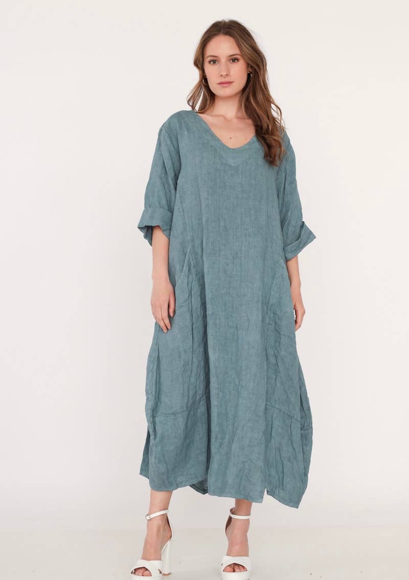 LINEN & COTTON HOUSE – wholesale Dress – Women's – 277 DRESS IN LINEN SPRING SUMMER CLOTHING65