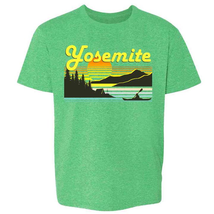 Yosemite Retro Travel Kids & Youth Tee for wholesale by Pop Threads