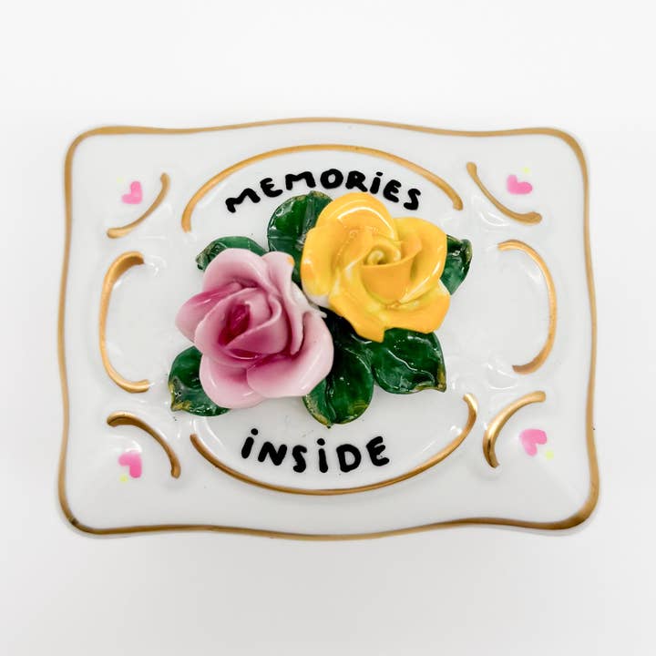Dose/Schmuckdose MEMORIES INSIDE "colorful" für den Großhandel von ohRuby