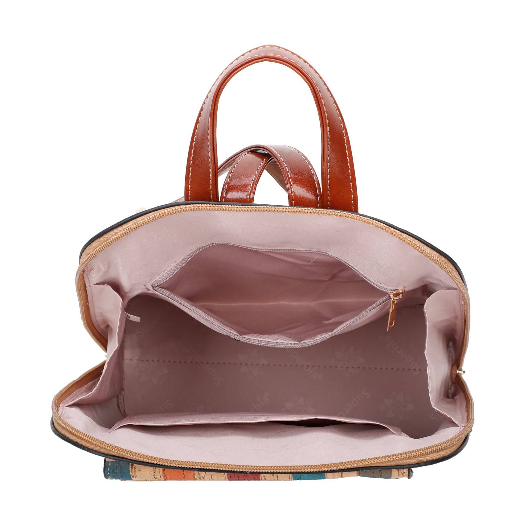 Superbia - Wholesale Backpack - Women's - Medium Size Cork Backpack -58884