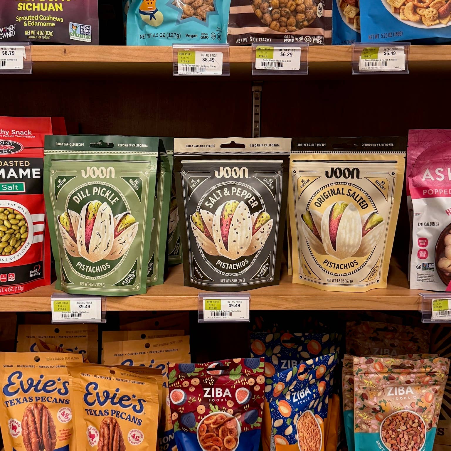 Joon - Wholesale Nuts - Joon Original Salted Pistachios - 4.5oz Resealable Bag5