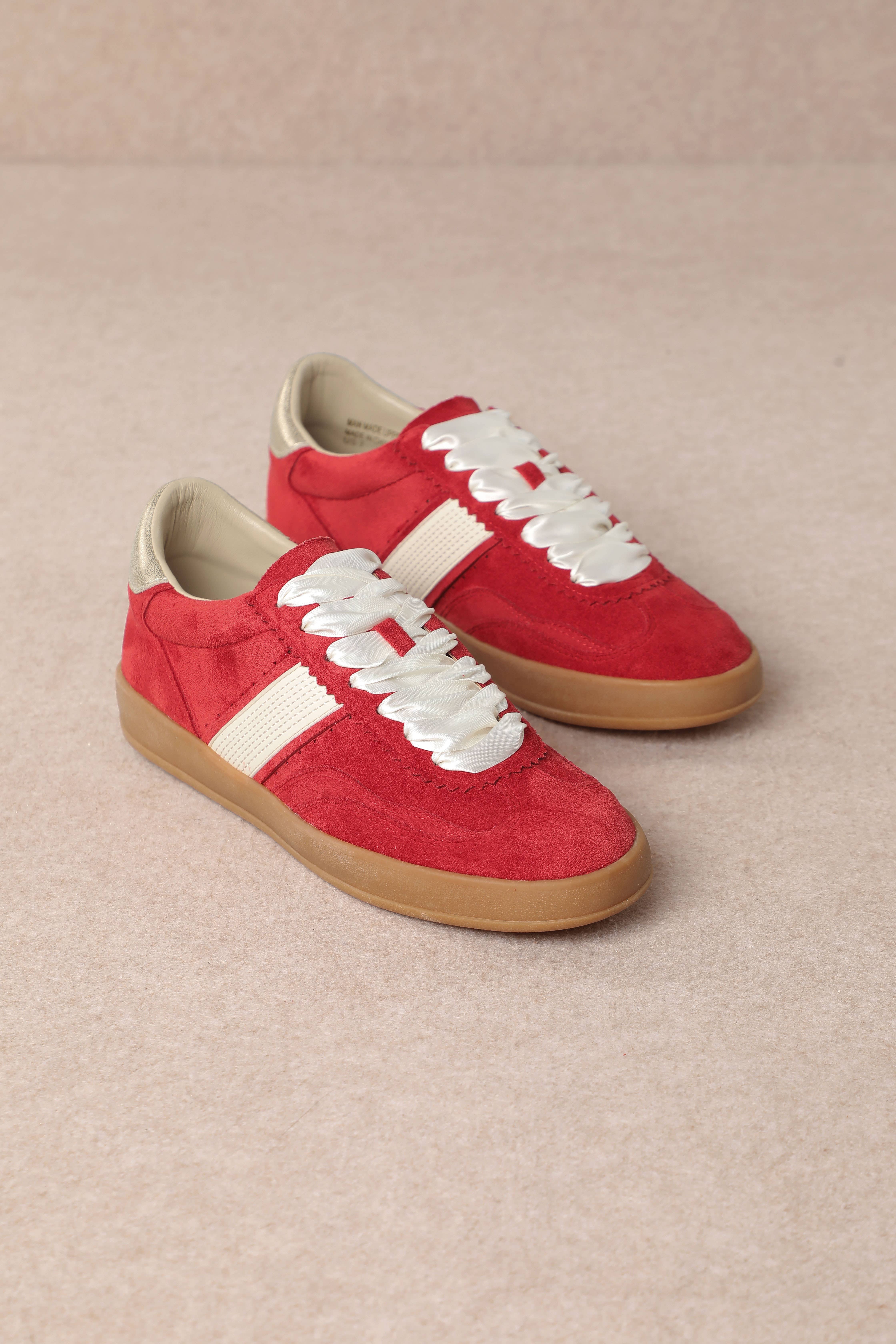 CCOCCI - Wholesale Lifestyle Sneakers - Women's - DIXIE SNEAKER SIDE STRAP LACE-UP COURT14