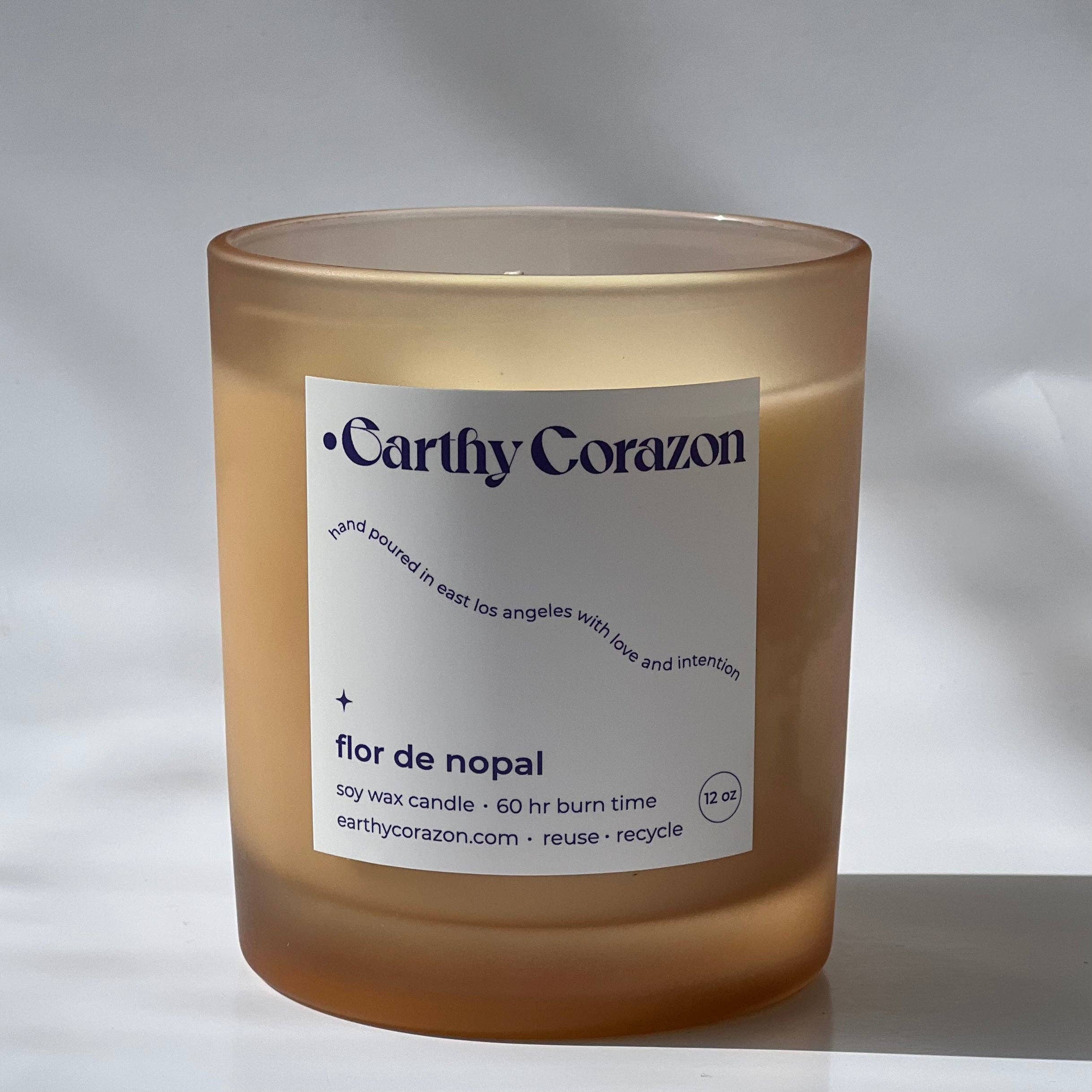Earthy Corazon - Wholesale Travel Candles - Flor de Nopal0