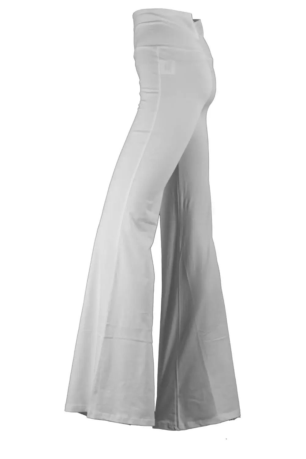 Sunshine Joy - Wholesale Pants - Women's - Blank White Yoga Flares for Tie-dyeing Stretchy Cotton/Lycra2