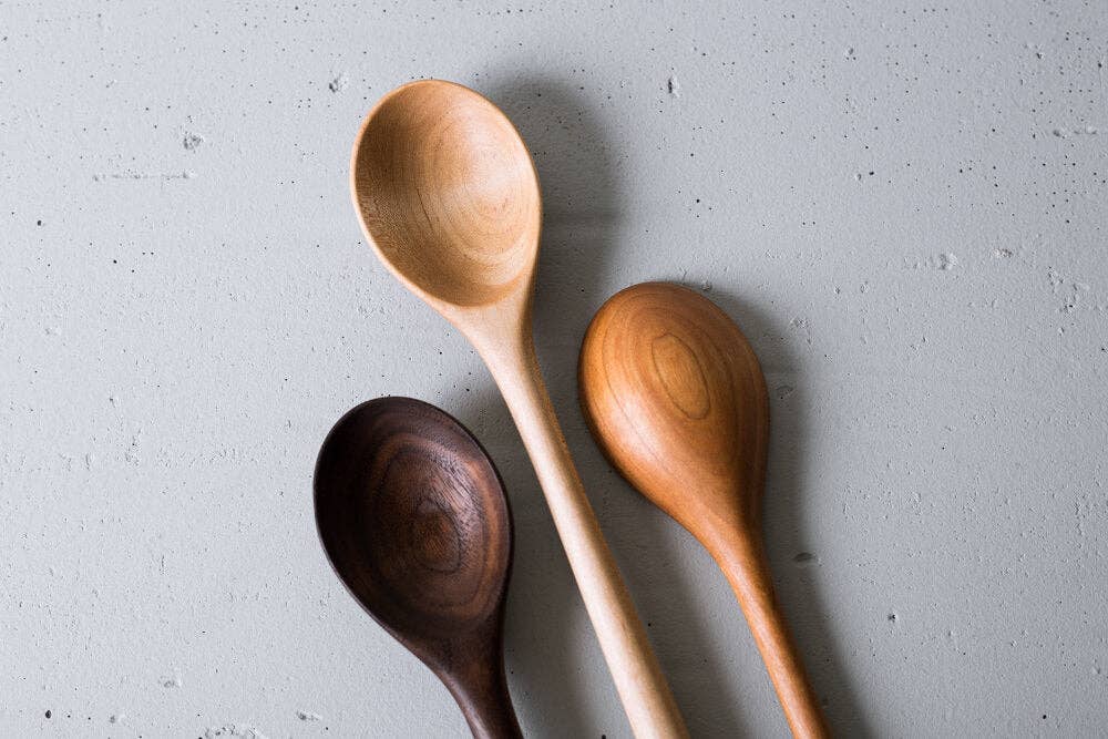 Blanc Creatives - Wholesale Kitchen Spoon - Walnut Cooking Spoon1