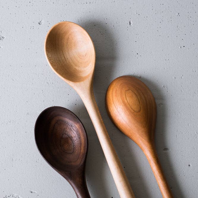 Blanc Creatives - Wholesale Kitchen Spoon - Walnut Cooking Spoon1