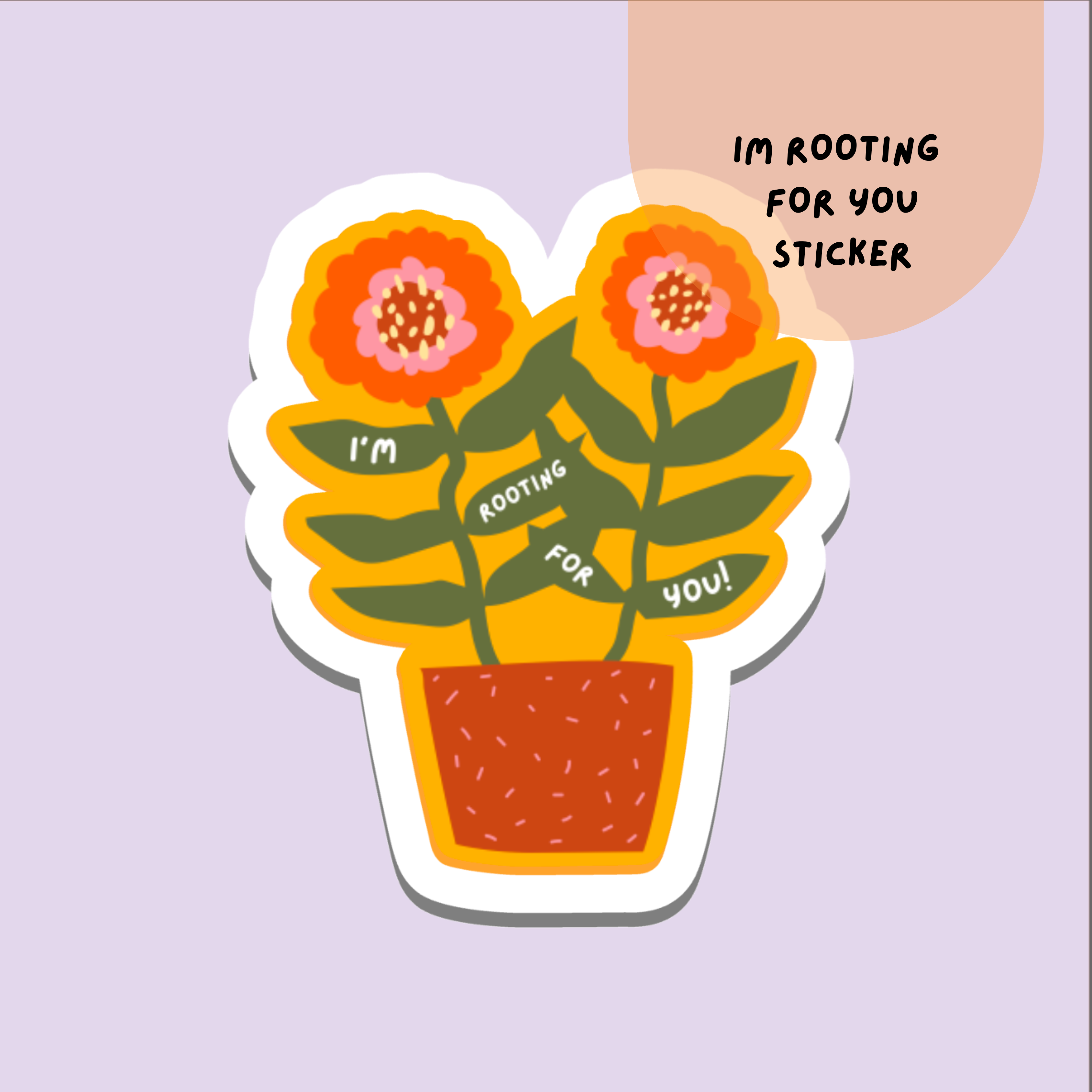 bookonahookco – wholesale Sticker – I'm Rooting For You | Sticker0