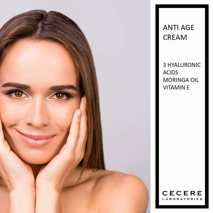 Cecere Monaco (Cecere Laboratories - Cecere Group)) - Wholesale Anti-aging moisturizer - Anti Age Cream 3 hyaluronzuur Moringa-olie Vitamine E2