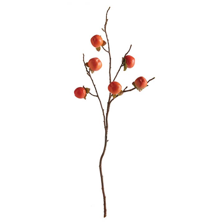 Napa Home & Garden - Wholesale Artificial Flowers - Persimmon Branch 35"