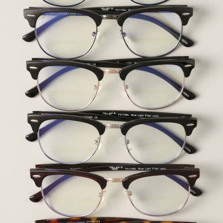 Lunettes de blocage de la lumière bleue pour unisexe pour la vente par Fashion City