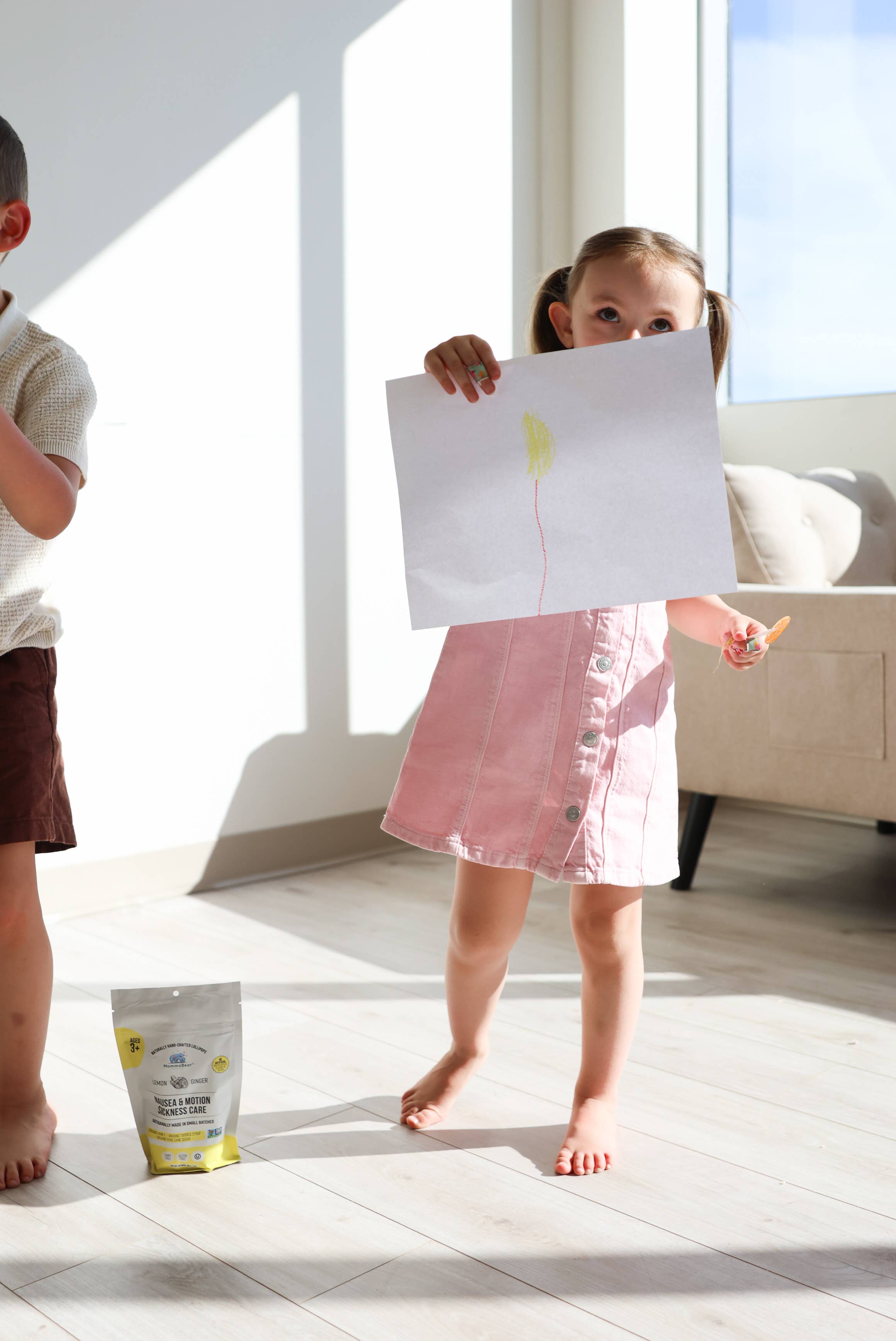 MommaBear Organics - Wholesale Lollipop - Organic Lemon Ginger Lollipops with Raw Wildflower Honey7