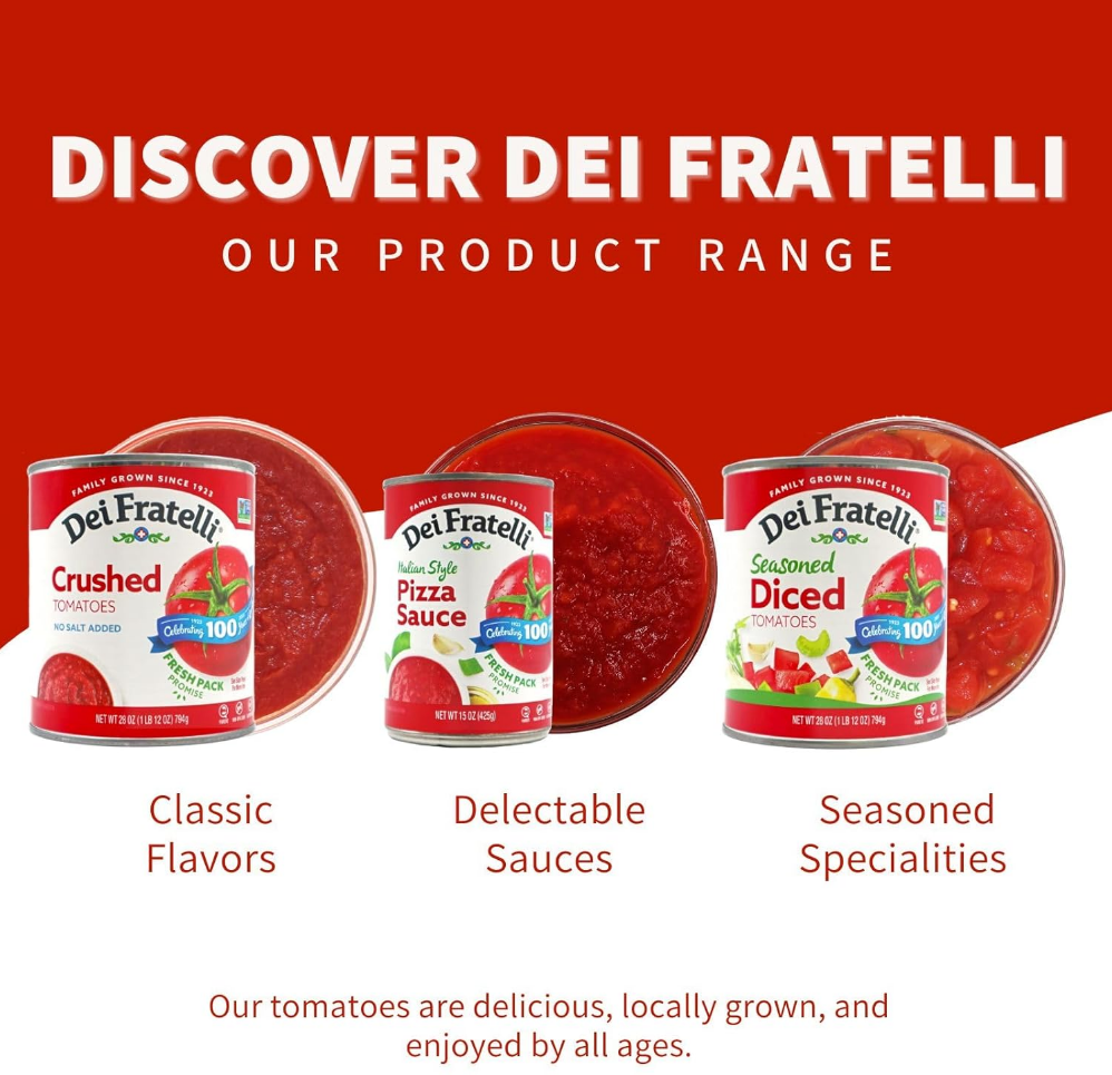 Dei Fratelli - Wholesale Pasta Sauce - Dei Fratelli Italian Sauce (28 oz. Cans)4