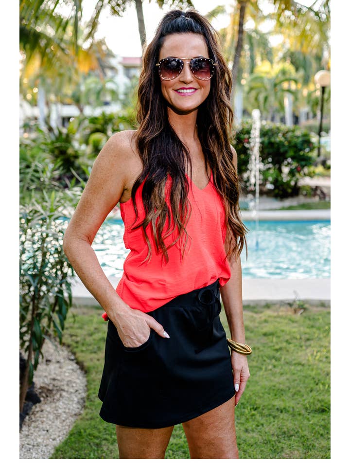 After Dark Black Skort for wholesale on Faire7