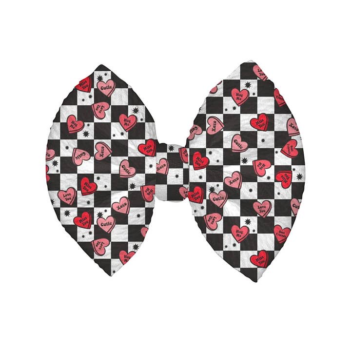 Sweetheart Clip Bow for wholesale by Happy Day Bowtique