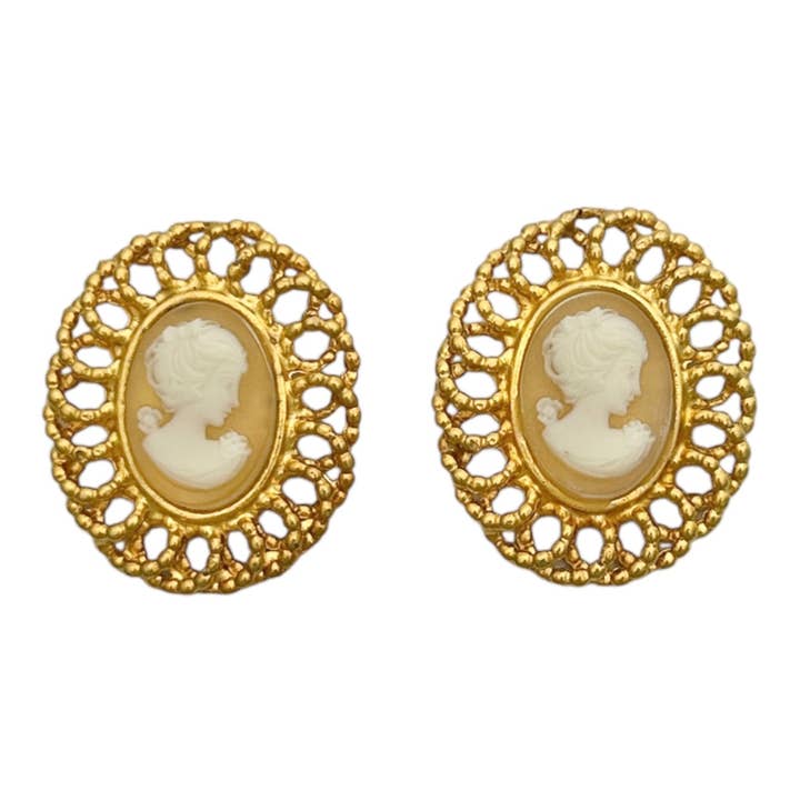 Pendientes Camafeo Ruborizado para venta al por mayor de The Sage Vintage