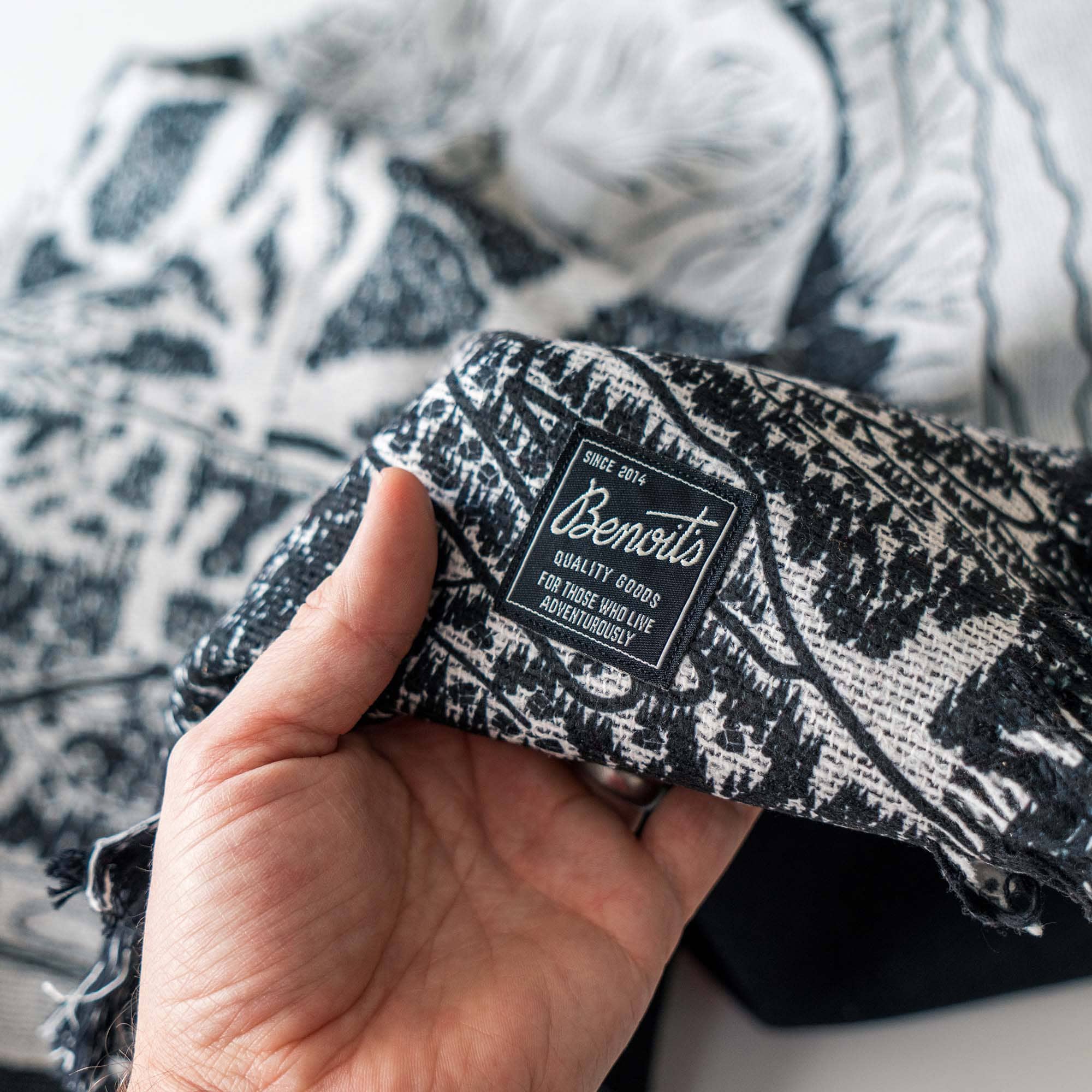 Benoit's Design Co. - Wholesale Throw Blanket - Heavenly, California Ski Trail Map Blanket7