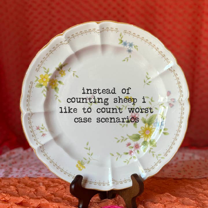 Upcycled Funny Plates, Worst Case, Gift Shop, Tourist for wholesale by pretty little creeps