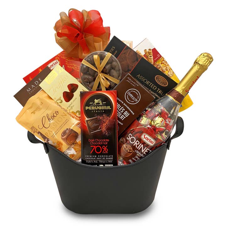 Chocoholic Gift Basket for wholesale by Pellatt Cornucopia Gift Baskets