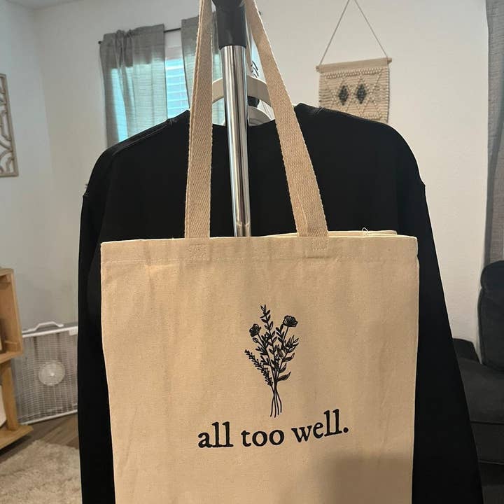 Sacs fourre-tout réutilisables, Taylor Swift, Evermore, rouge pour la vente par The Crafty Tee