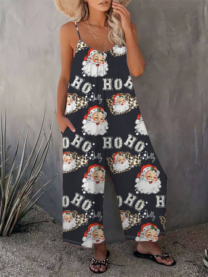 HIDDENBRAND - Wholesale Jumpsuit - Women's - Casual Sleeveless Floral Print Jumpsuit6