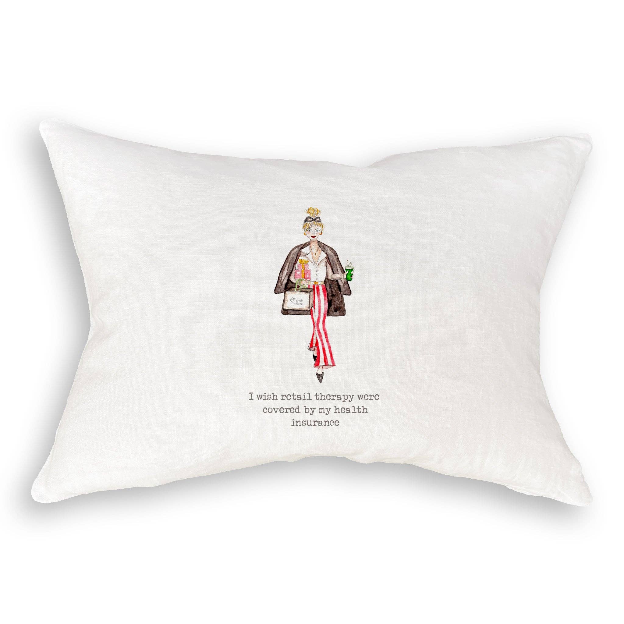 French Graffiti - Wholesale Tea Towel - Retail Therapy Shopper Girl9