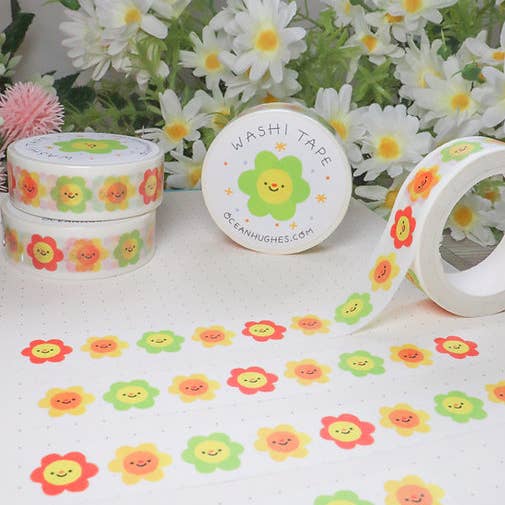 Ocean Hughes - Vendita all'ingrosso Nastro washi - Nastro Washi Flowers2
