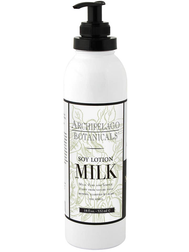 Soy Milk 18oz Lotion for wholesale by Archipelago Fragrences
