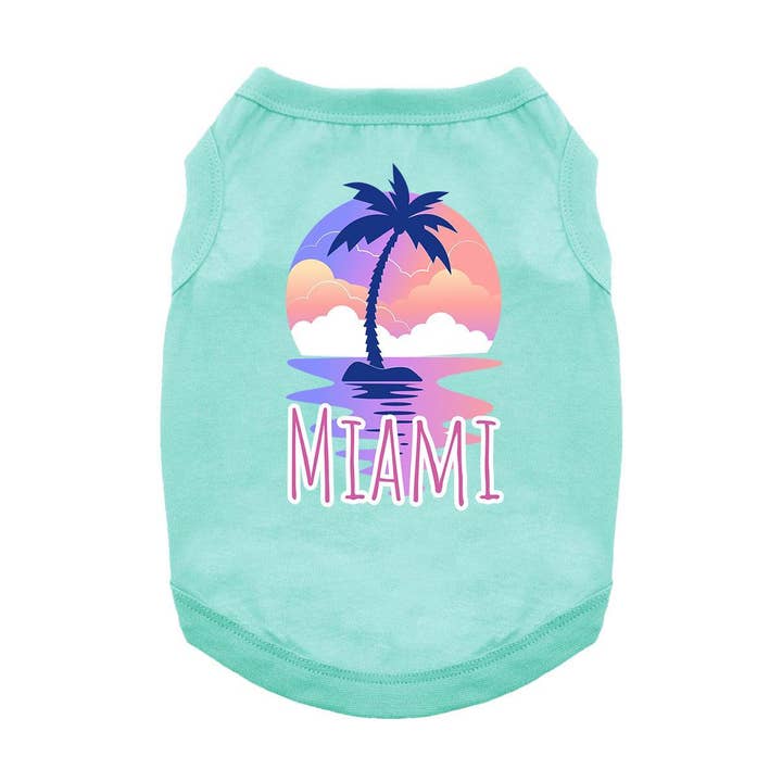 Miami - Dog Shirt for wholesale by Fun Dog Shirts