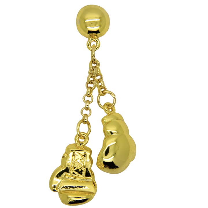 boxing gloves pin gold for wholesale by Godert Amsterdam