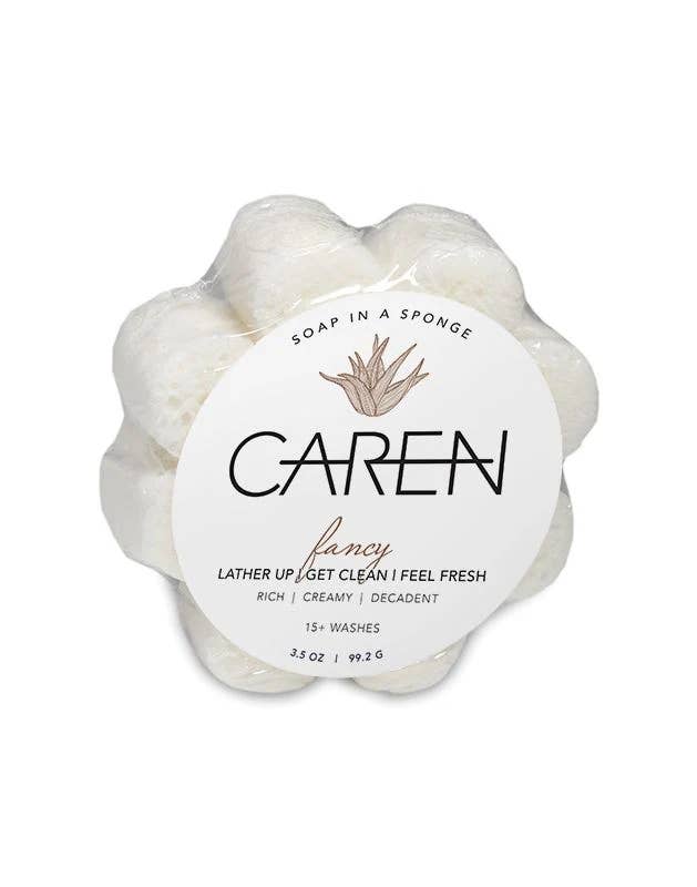 Caren Products - Wholesale Bath Pouf/Sponge - Fancy Soap in a Sponge