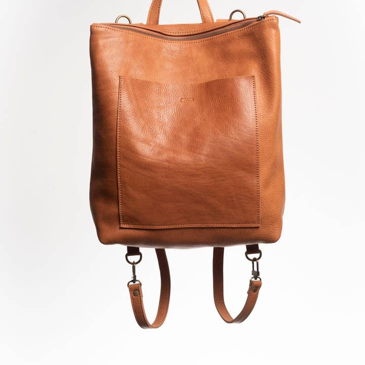 Casia - Wholesale Backpack - Unisex - Leather Backpack / Tote Bag | Convertible Laptop Backpack