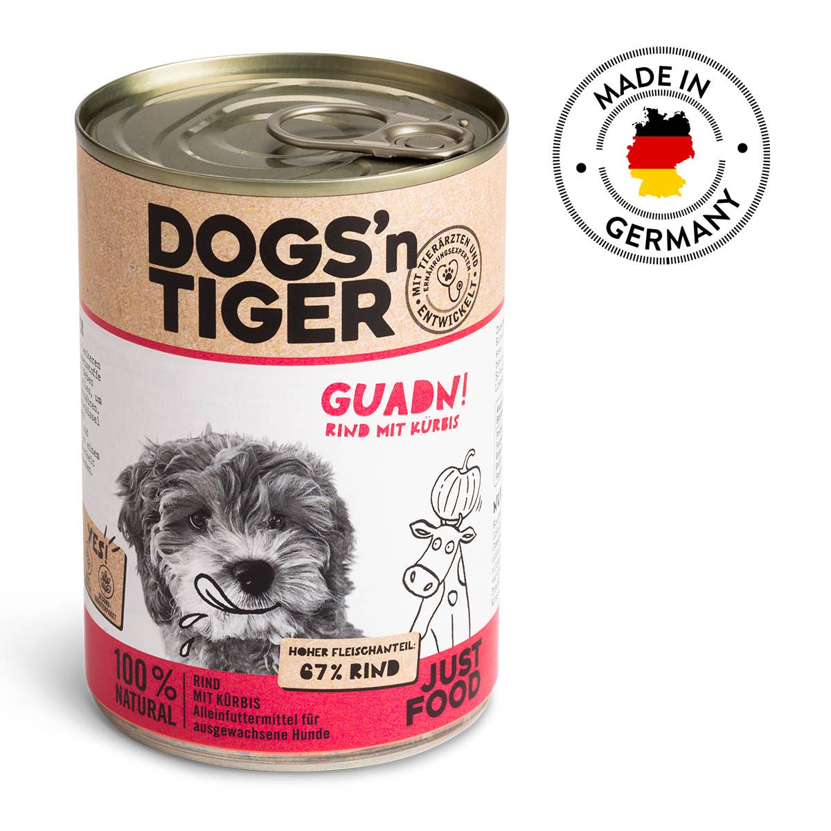 Dogs’n Tiger – Großhandel Tiernahrung – Hund – Dogs’n Tiger Adult Hundefutter Guadn Rindfleisch & Kürbis3
