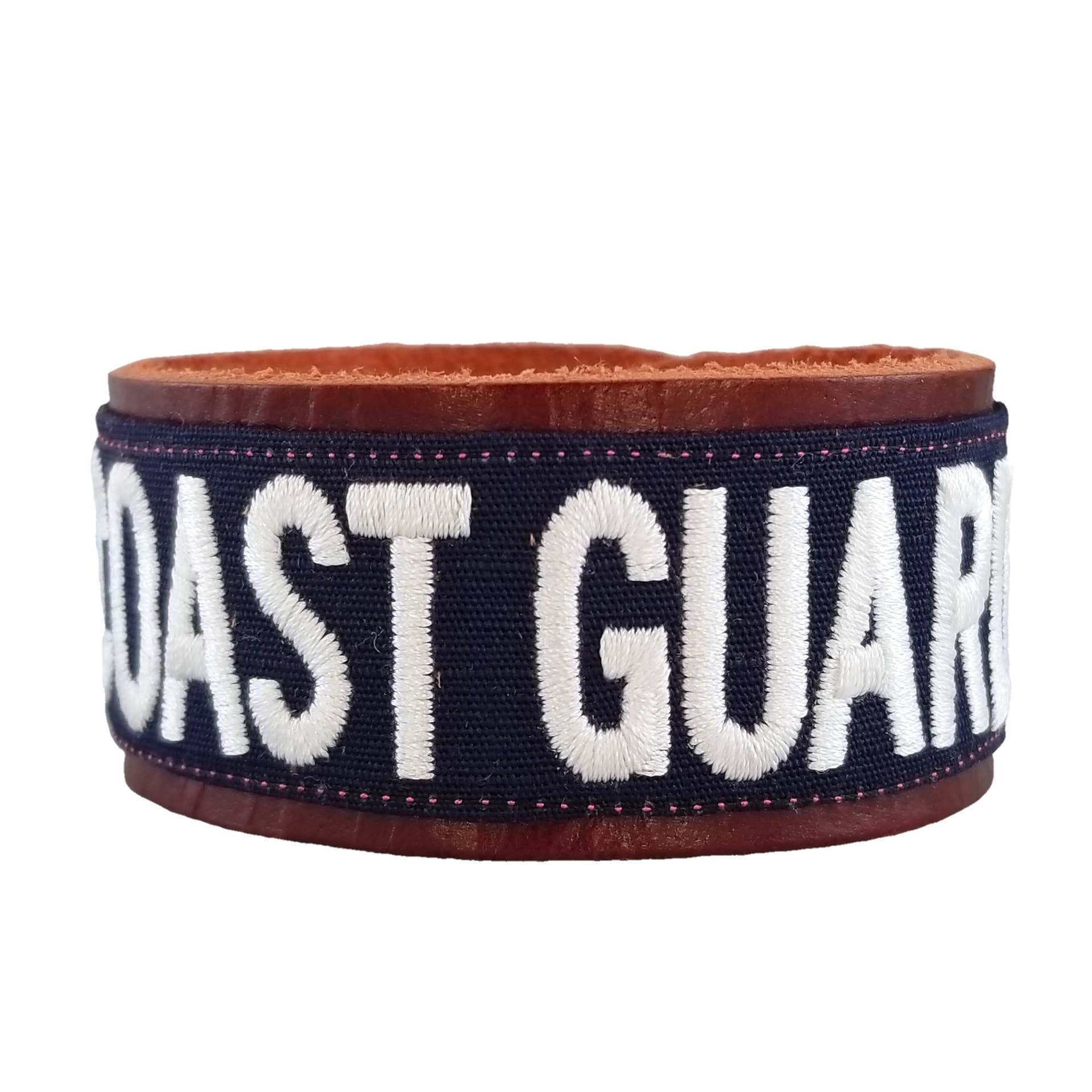 Wearable Gratitude - Vente Bracelet tissé/tressé - Ruban de nom de branche - Bracelet ValorBand en cuir4