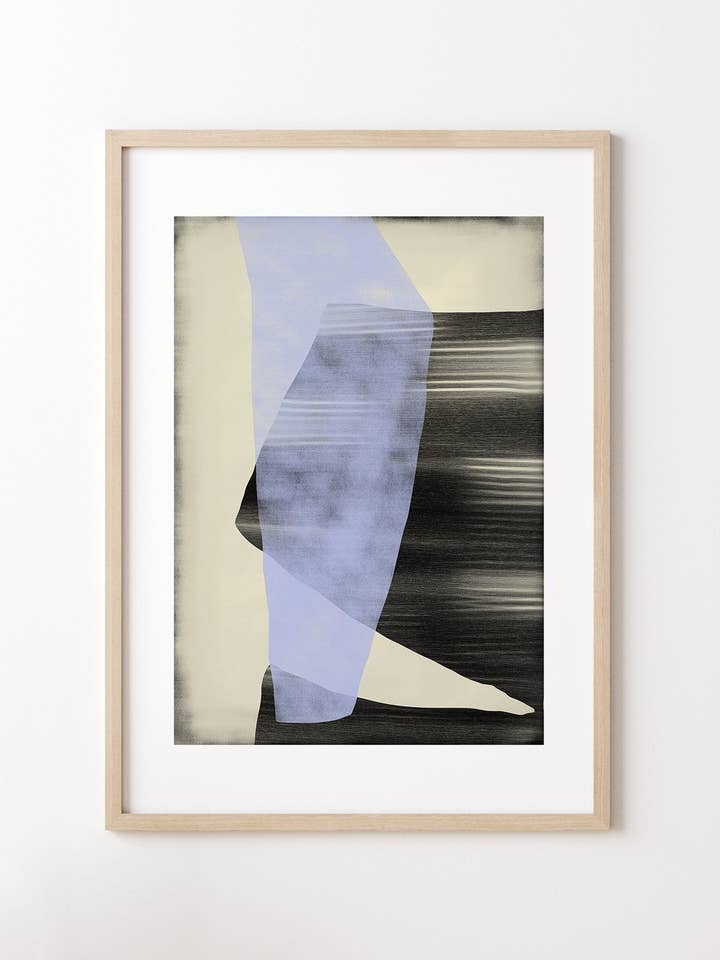Étretat n°3 - abstrakt konsttryck (ej inramat) för wholesale av MAISON CHARLOT