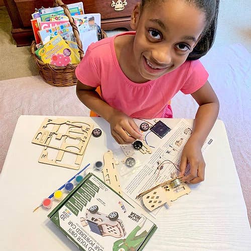 Teni & Tayo Creations – Großhandel Spielzeugauto – Kinder – Baue Dein eigenes solarbetriebenes Auto – Captain Nosa6