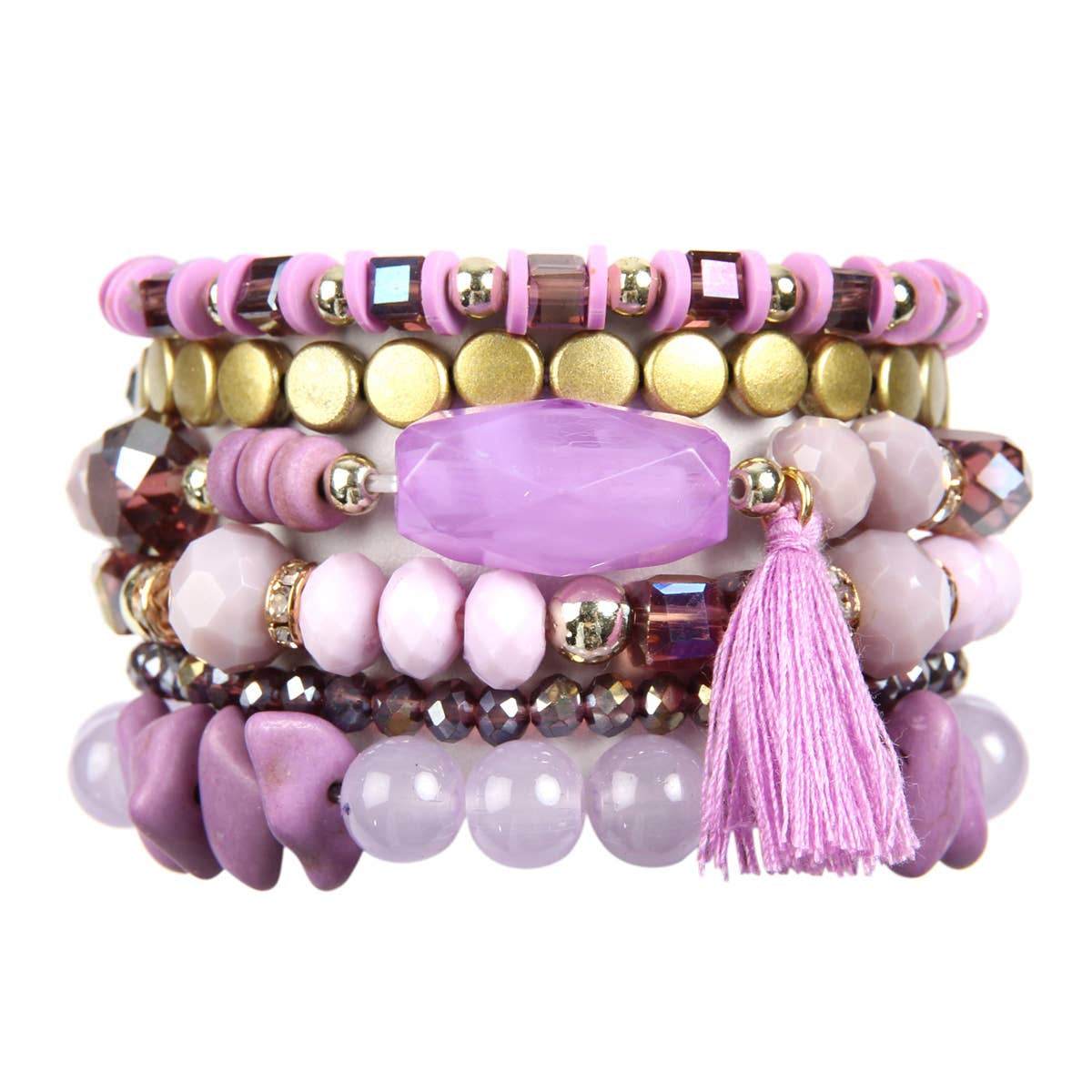 MYS Wholesale Inc - Wholesale Beaded Bracelet - Boho Charm Tassel Bracelet6