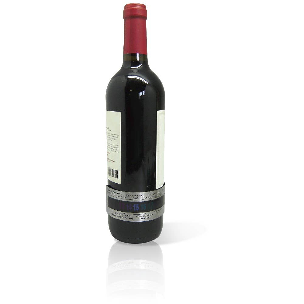 Vin Bouquet (Find It Import & Export Sl) - Wholesale Thermometer - Analogue Thermometer for Bottles, Black and Silver1