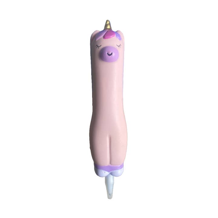 Pango Productions - Wholesale Pen - Pink Unicorn Squishy Pen | Stationery | Novelty Gifts0