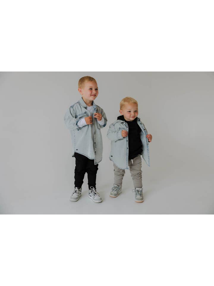 Blaze Kids Wear - Wholesale Shirt Jacket/Shacket - Kids - Heritage Denim Shacket | Kids