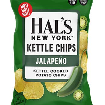 Hal's New York – wholesale Crisps – Hals NY Jalapeno Chips, 5 oz