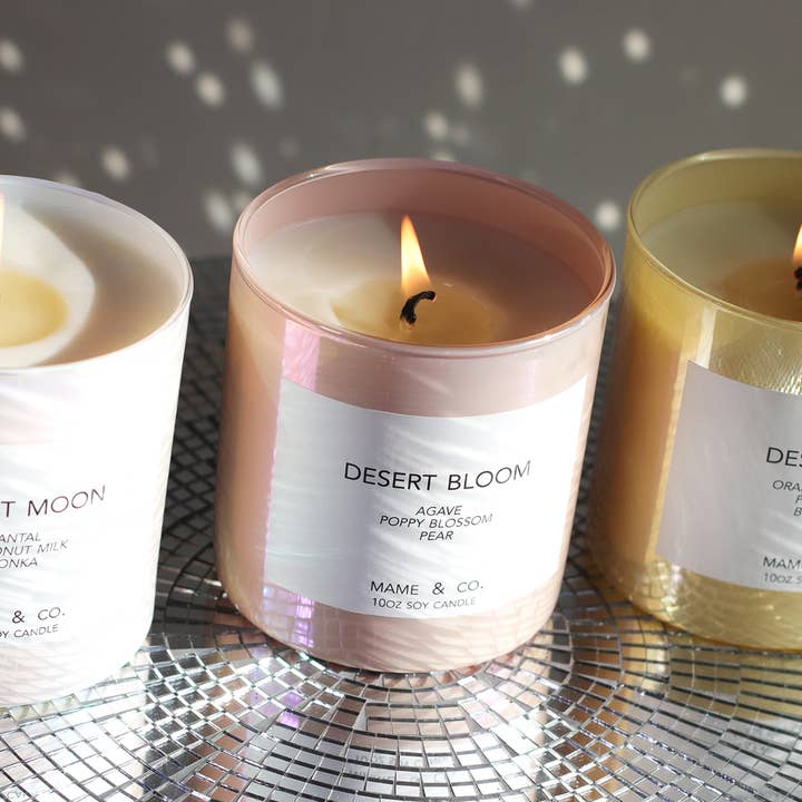 MAME Soy Candles - Wholesale Pot/gevulde kaars - Desert Bloom sojakaars van 10 oz3