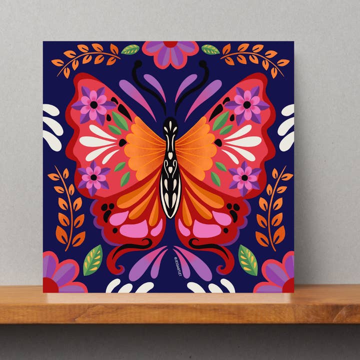 Jessartlet Illustrations - Wholesale Art Print - La Mariposa2