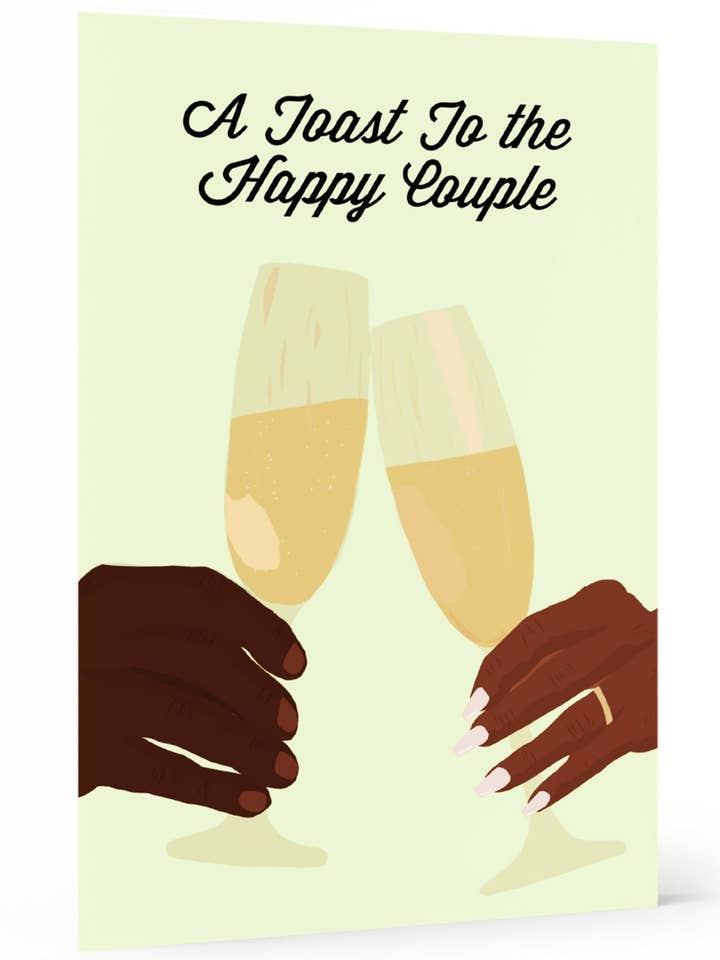 A Toast To The Happy Couple for wholesale by In Ya Feelings