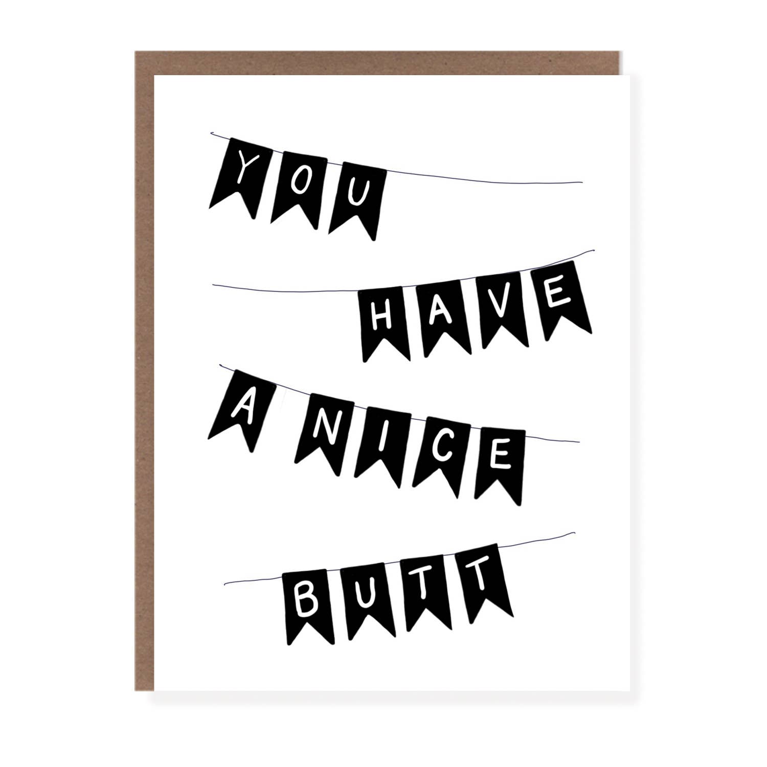 Morgan Swank Studio - Wholesale Everyday Greeting Card - Nice Butt | Spicy Love Card2