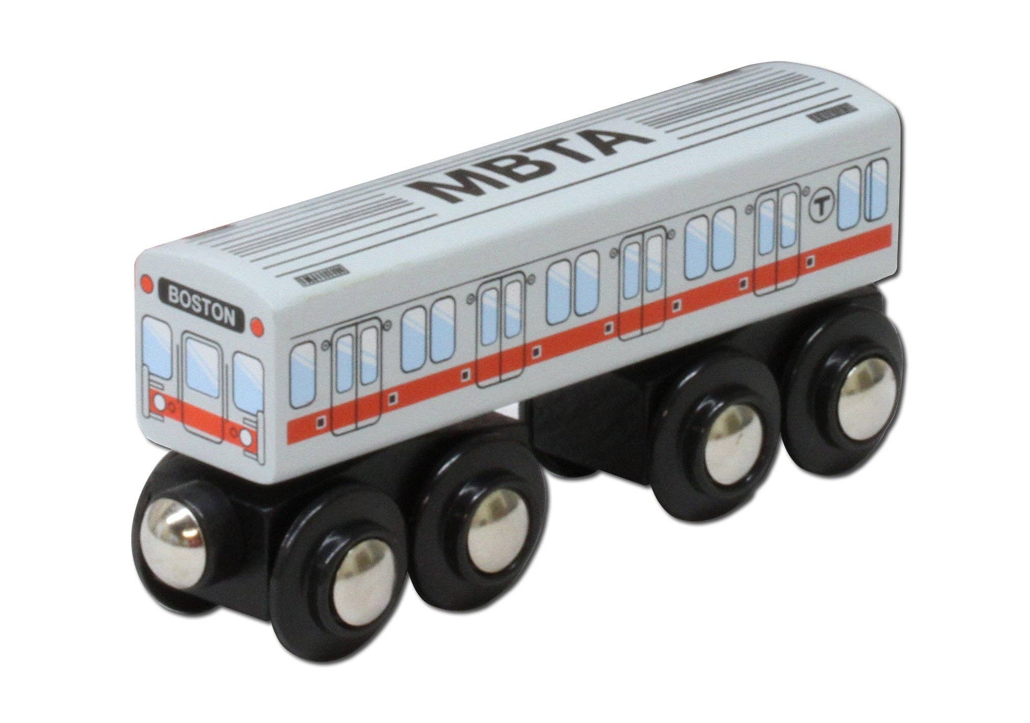 MBTAgifts - Wholesale Toy Car/Truck - Kids - Boston MBTA Red Line Wooden Toy Train