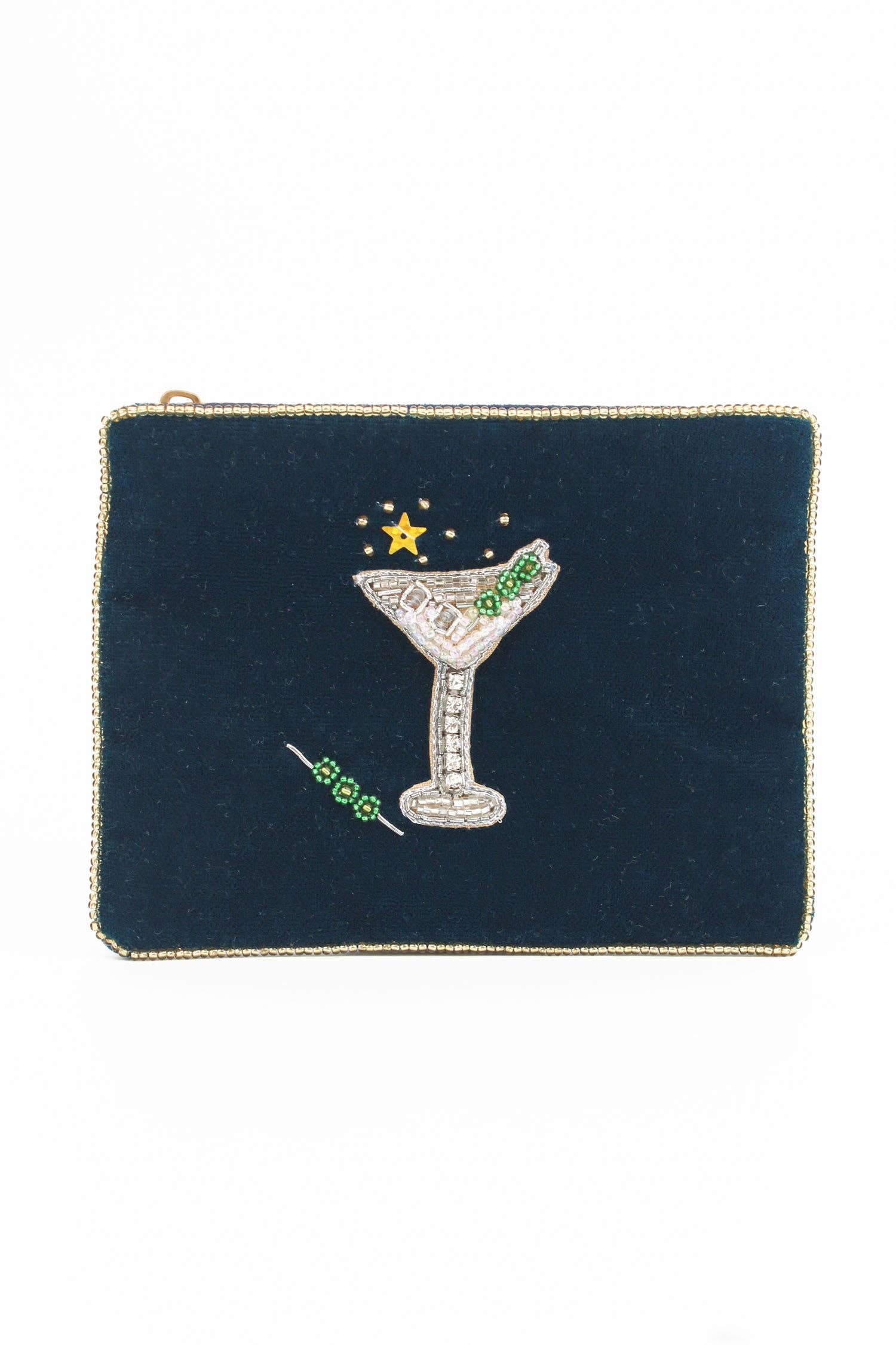 My Doris – wholesale Coin purse – Women’s – MARTINI ON BLUE SMALL POUCH